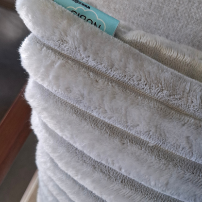 NUBIS CUSHION 40X40 CM VICENZA SILVER GRAY